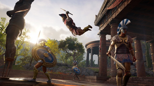 assassins creed odyssey alexios game battle x047