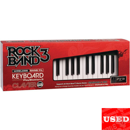 Rockband 3 Wireless Keyboard  PS3 USED (BOXED / Game NOT Included)