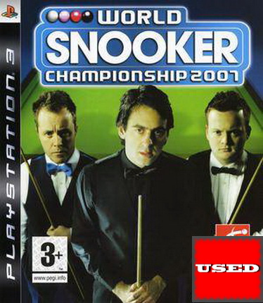 World Snooker Championship 2007 PS3 USED