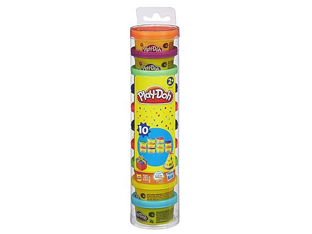 HASBRO PLAY-DOH PARTY PACK MINI TUBES (10pcs) (22037)