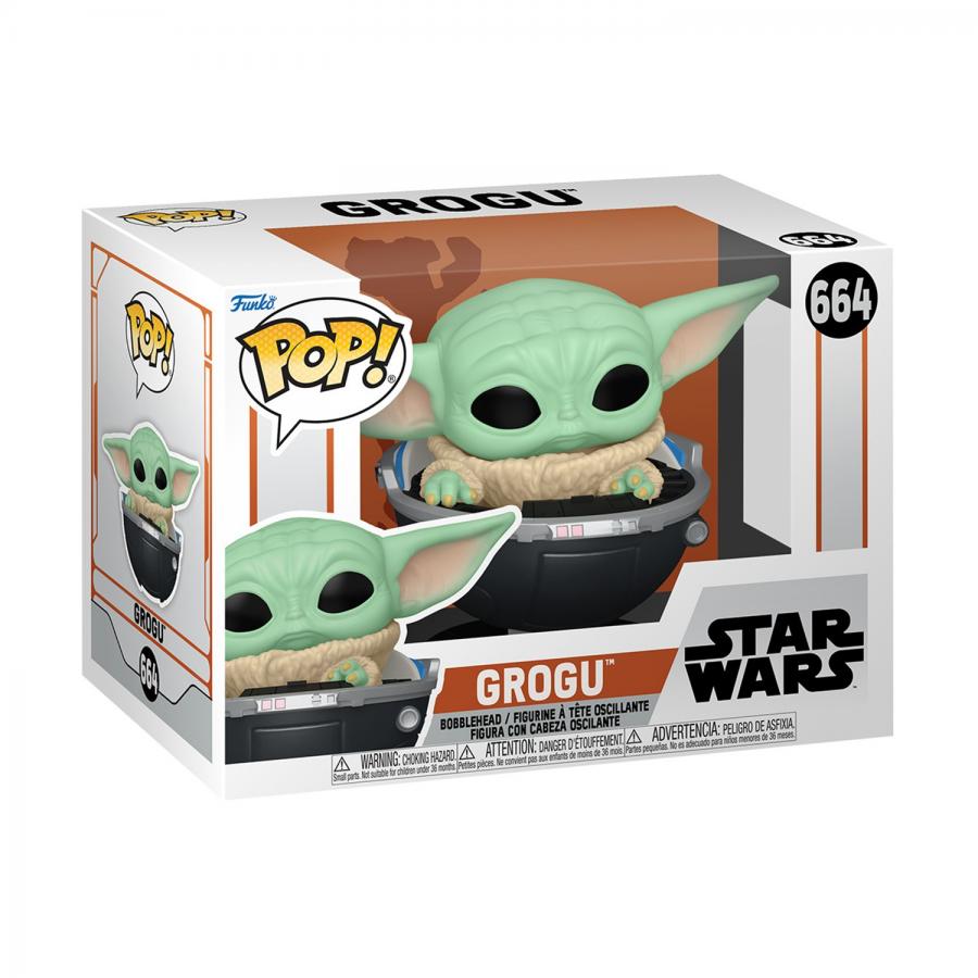 Funko Pop! Disney Star Wars: The Mandalorian - Grogu #664 Bobble-Head Vinyl Figure