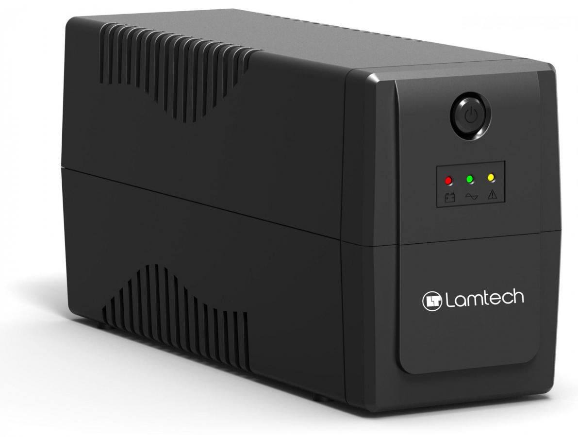 LAMTECH UPS WITH AVR 800V,CPU 12V9AH 2 SCHUKO SOCKET