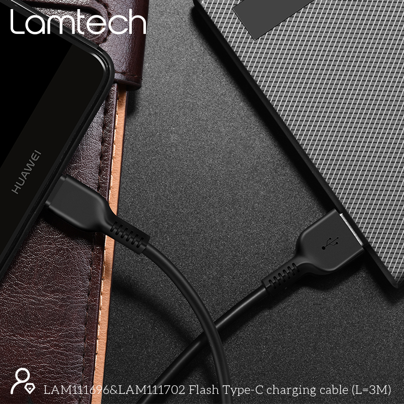 LAMTECH DATACABLE TYPE C 3M BLACK