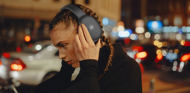 LAMTECH BT5.3 FOLDABLE HIGH FIDELITY HEADPHONES BLACK