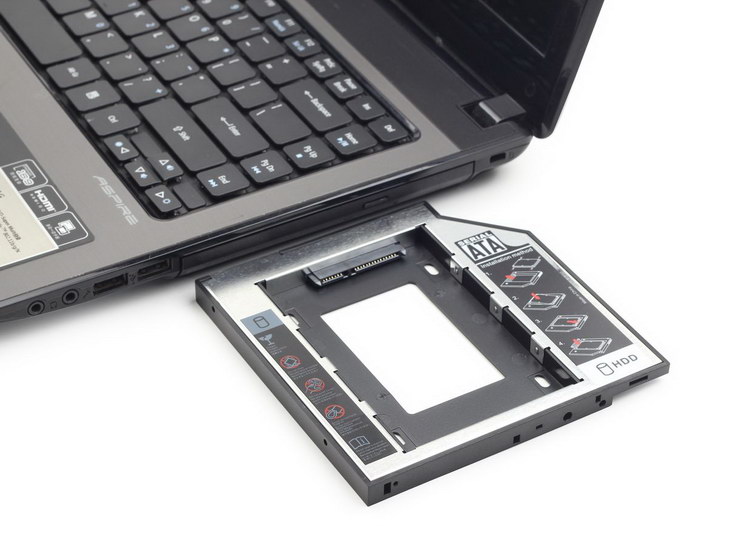 GEMBIRD SLIM MOUNTING FRAME FOR 2,5' DRIVE TO 5,25' BAY FOR DRIVE UP TO 12MM