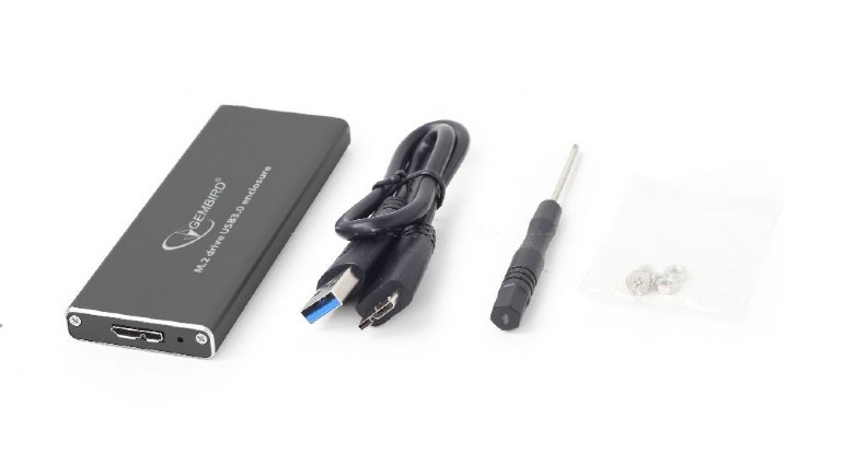 GEMBIRD M2 DRIVE USB3.0 ENCLOSURE BLACK