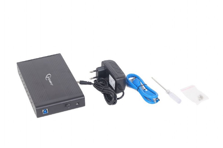GEMBIRD EXTERNAL USB 3.0 3.5'' ENCLOSURE BLACK