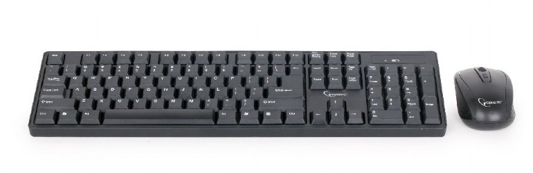GEMBIRD WIRELESS DESKTOP SET US LAYOUT BLACK