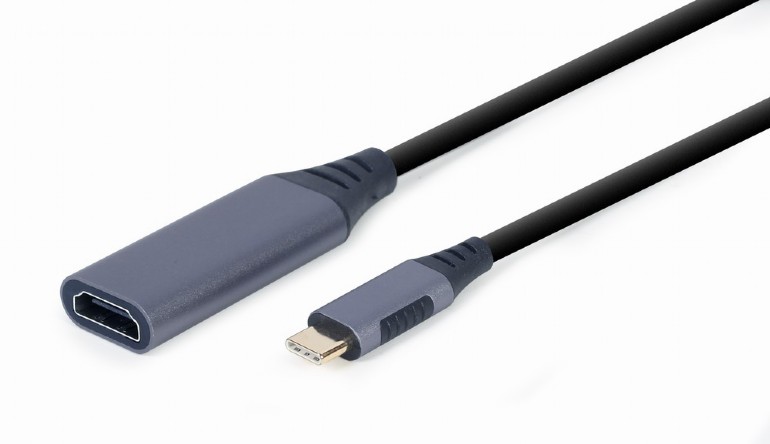 CABLEXPERT USB TYPE-C TO HDMI DISPLAY ADAPTER SPACE GREY RETAIL PACK