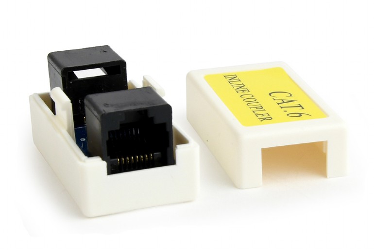 CABLEXPERT CAT6 LAN COUPLER WHITE