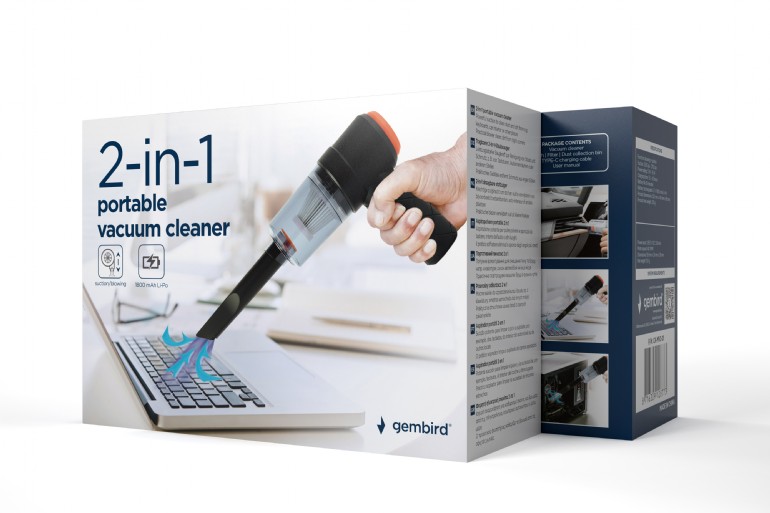 GEMBIRD 2-IN-1 PORTABLE VACUUM CLEANER
