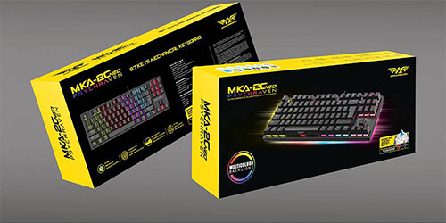 ARMAGGEDDON MECHANICAL KEYBOARD MKA-2C NEO BLACK TACTILE  BROWN SWITCH