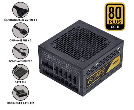 ARMAGGEDDON PSU VOLTRON GOLD 80+ RATING 800W