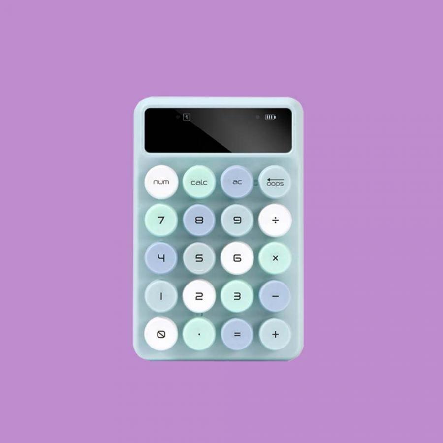 ALCATROZ NUMERIC PAD JELLYBEAN NUM A3 AQUA