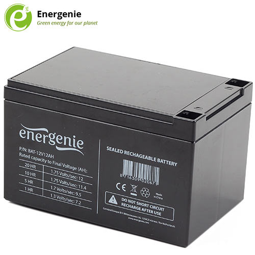 ENERGENIE LEAD BATTERY 12V 12AH