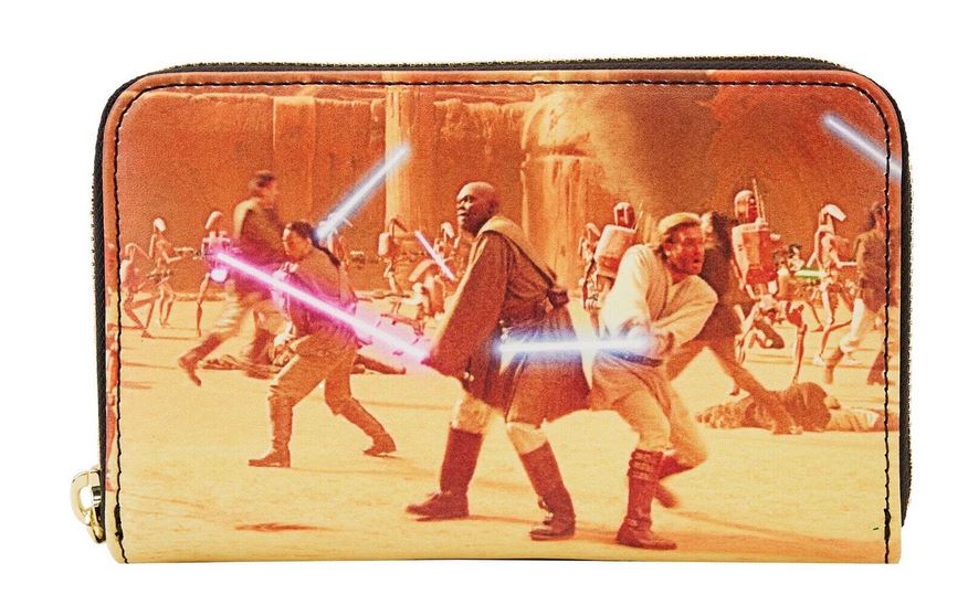 Loungefly Disney Star Wars - Episode Two Attack of the Clones Scene Zip Around Wallet (STWA0238)
