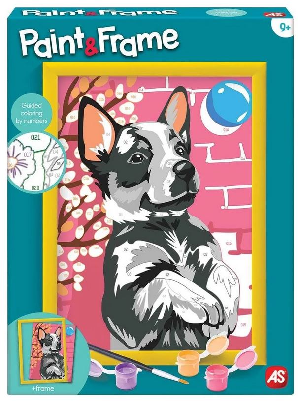 AS Paint  Frame: Playful Husky (1038-41013)