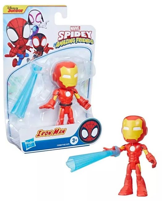 Hasbro Disney Junior Marvel: Spidey and his Amazing Friends - Iron Man Mini Action Figure (F3998)