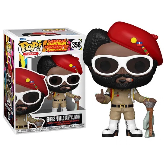 Funko Pop! Rocks: George Clinton Parliament Funkadelic - George Uncle Jam Clinton #358 Vinyl Figure