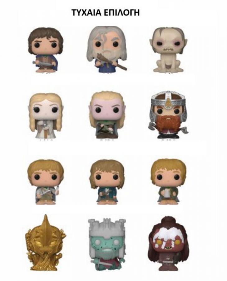 Funko Bitty Pop! Singles: The Lord of the Rings Mystery Mini Figures (36 Pcs PDQ) (Blind Bag/Random) Vinyl Figures