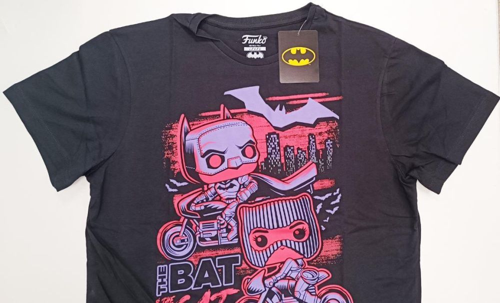 Funko Pop! Tee: Batman - The Bat  The Cat (XL)