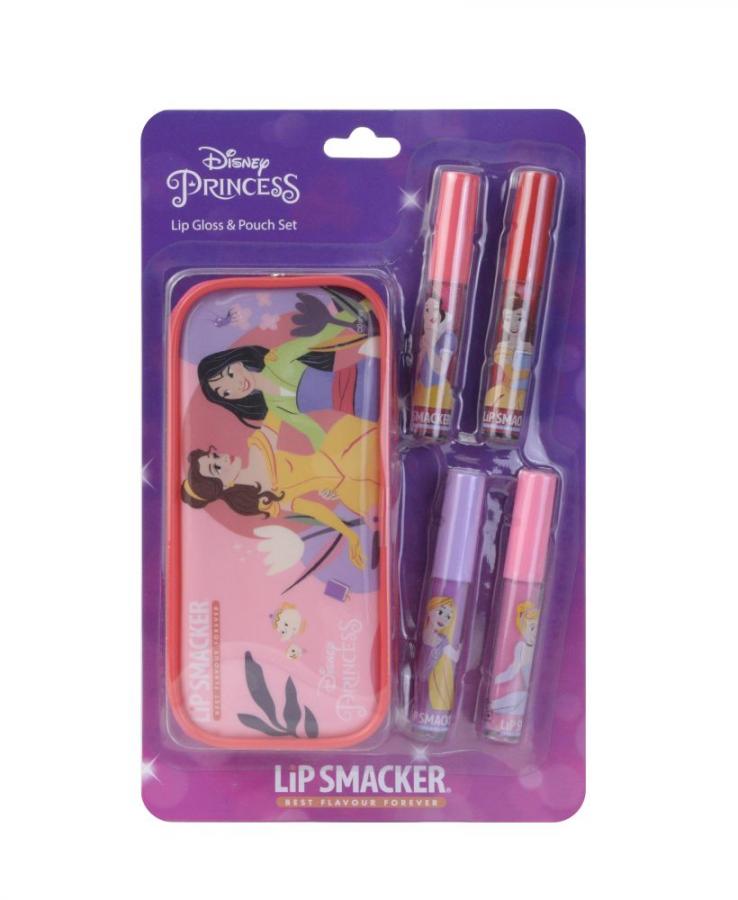 Lip Smacker Disney Princess: Lip Gloss  Pouch Set (1510678E)