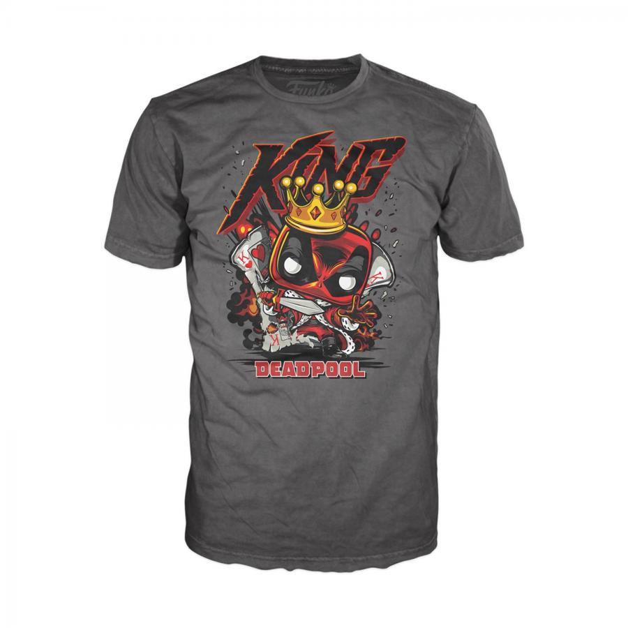 Funko Pop! Tee (Adult): Deadpool - King Deadpool T-Shirt (M)