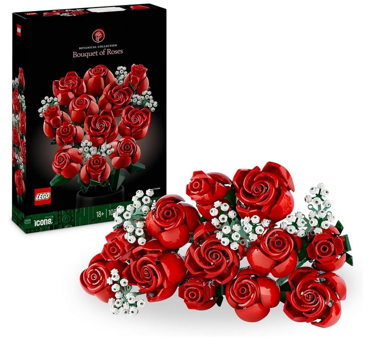 LEGO® Icons: Bouquet of Roses Building Set (10328)