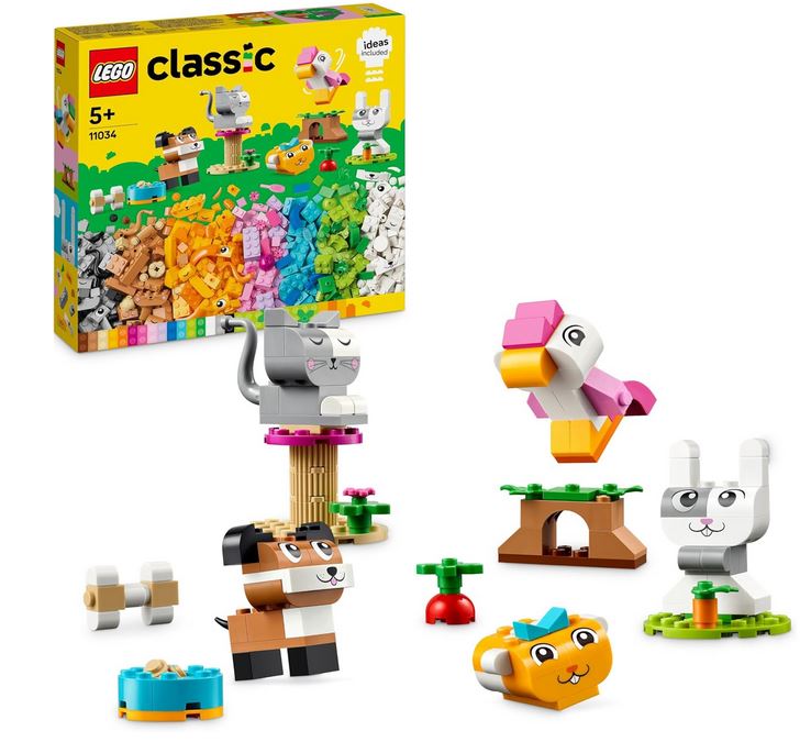 LEGO® Classic: Creative Pets Buildable Animal Toy (11034)