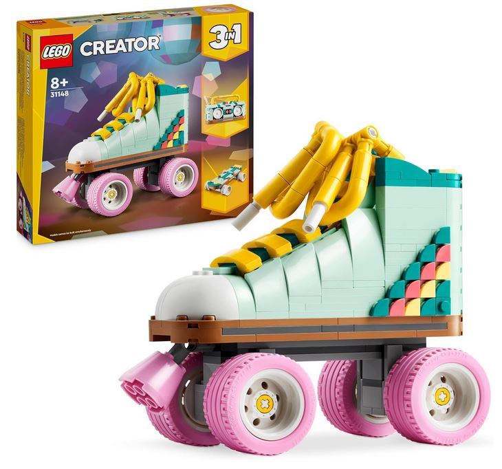 LEGO® Creator: Retro Roller Skate 3in1 Toy (31148)