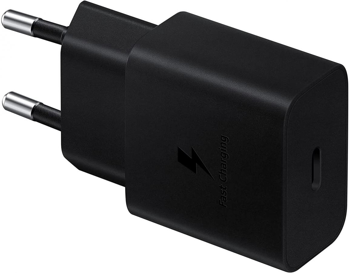 SAMSUNG USB CHARGER AND CABLE 15W BLACK