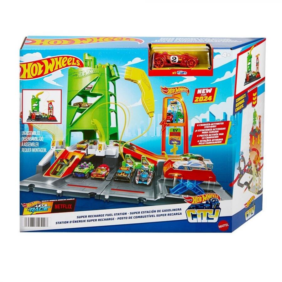 Mattel Hot Wheels® Super Recharge Fuel Station (HTN79)