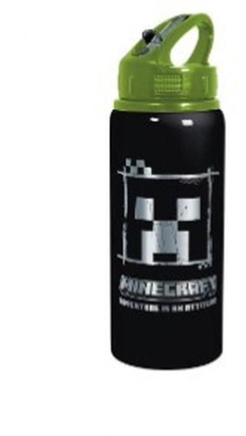 Stor Minecraft Squared Pattern Aluminium Sport Bottle (780ml) (75610)