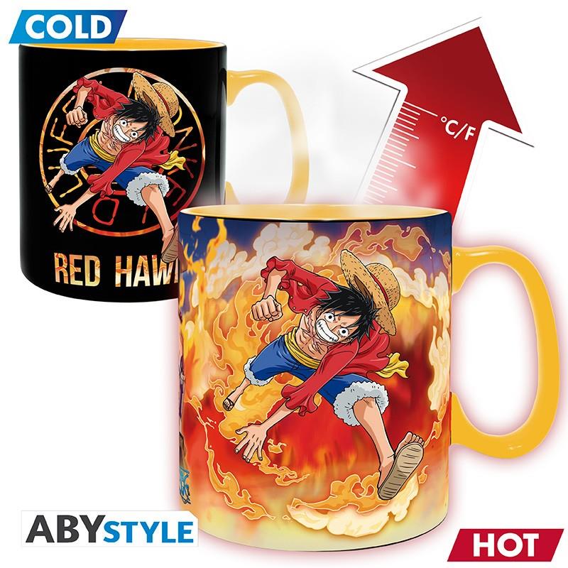 Abysse One Piece - Luffy  Sabo Heat Change Mug (460ml) (ABYMUGA445)
