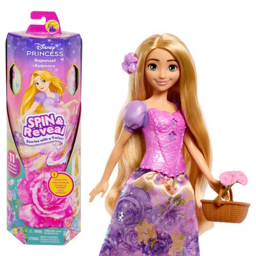 Mattel DISNEY PRINCESS - SPIN  REVEAL ΡΑΠΟΥΝΖΕΛ (HTV86)