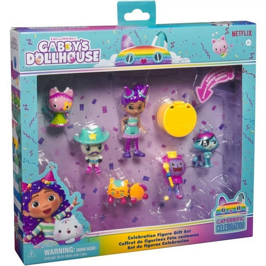 Spin Master Gabbys Dollhouse New Deluxe Figure Set Celebration Version (6069603)