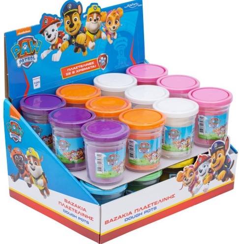 Paw Patrol Πλαστελίνη- Μονό Βαζάκι 100γρ.- 24 Τεμάχια (03977PM)