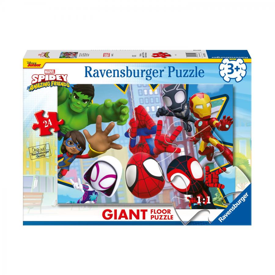 Ravensburger Giant Floor Puzzle: Spidey  Friends (24pcs) (31825)