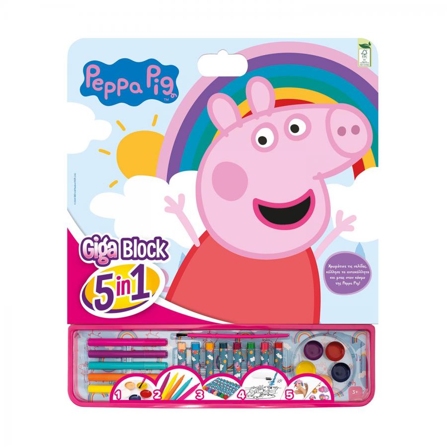 AS Giga Block Drawing Set 4 in 1 Peppa Pig (1023-62751)