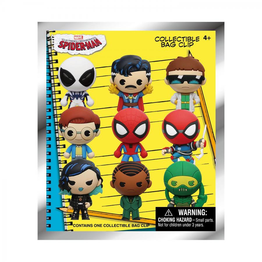 Monogram Marvel: Spider-man (Friendly neighborhood) 3D Foam Bag Clips Figures