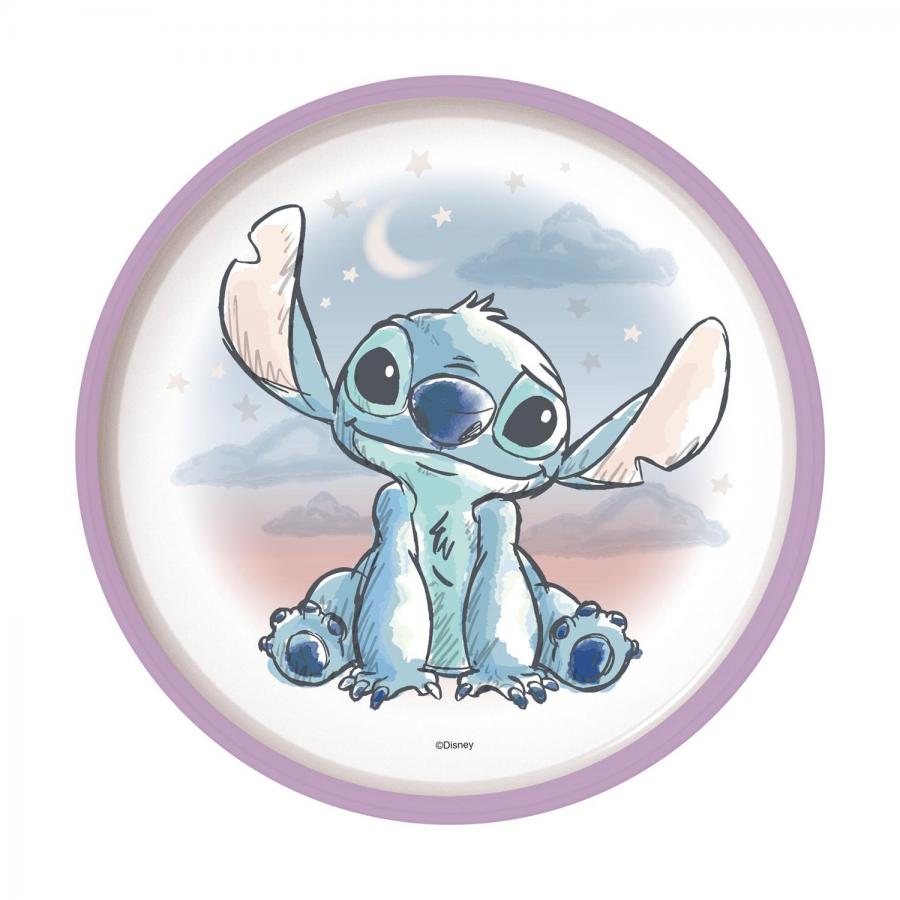 Stor: Stitch Cuddle Me - Non Slip Bicolor Premium Plate  (10993)