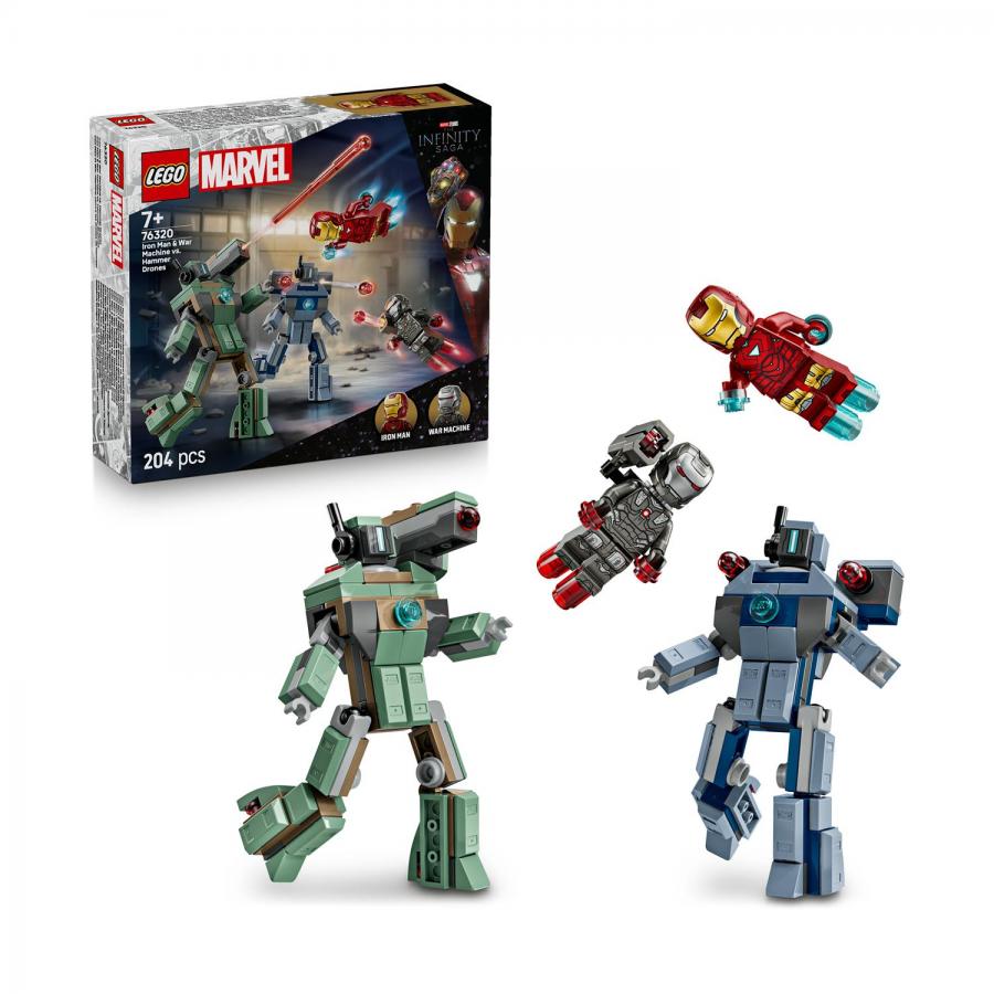 Lego® Super Heroes Marvel: The Infinity Saga - Iron Man & War Machine vs. Hammer Drones (76320)
