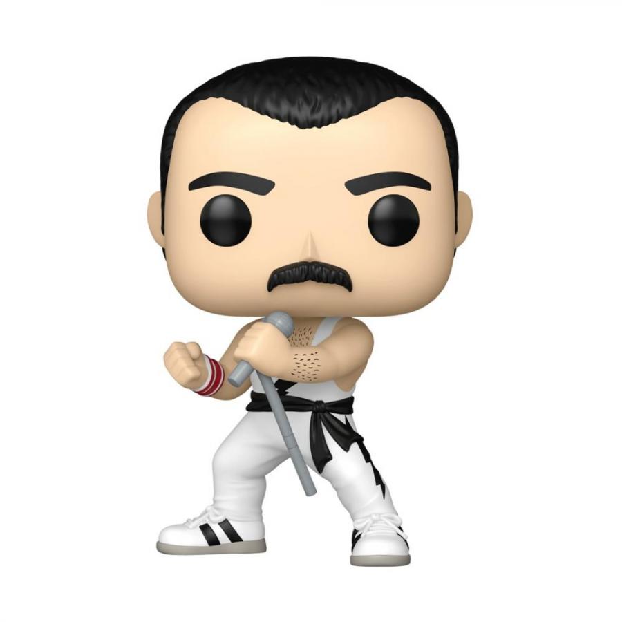 Funko Pop! Rocks: Queen - Freddie Mercury (White Singlet) #496 Vinyl Figure