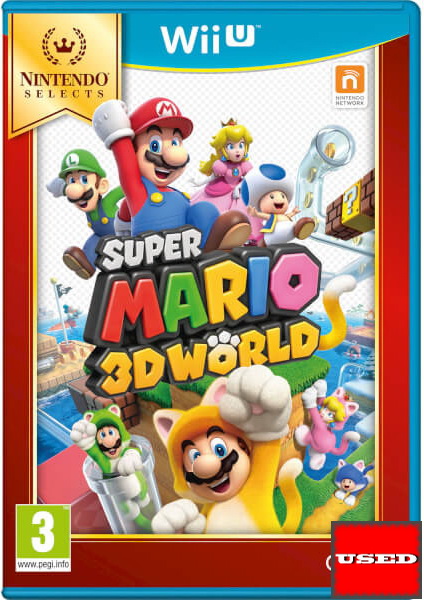 Super Mario 3D World Nintendo Selects WiiU USED