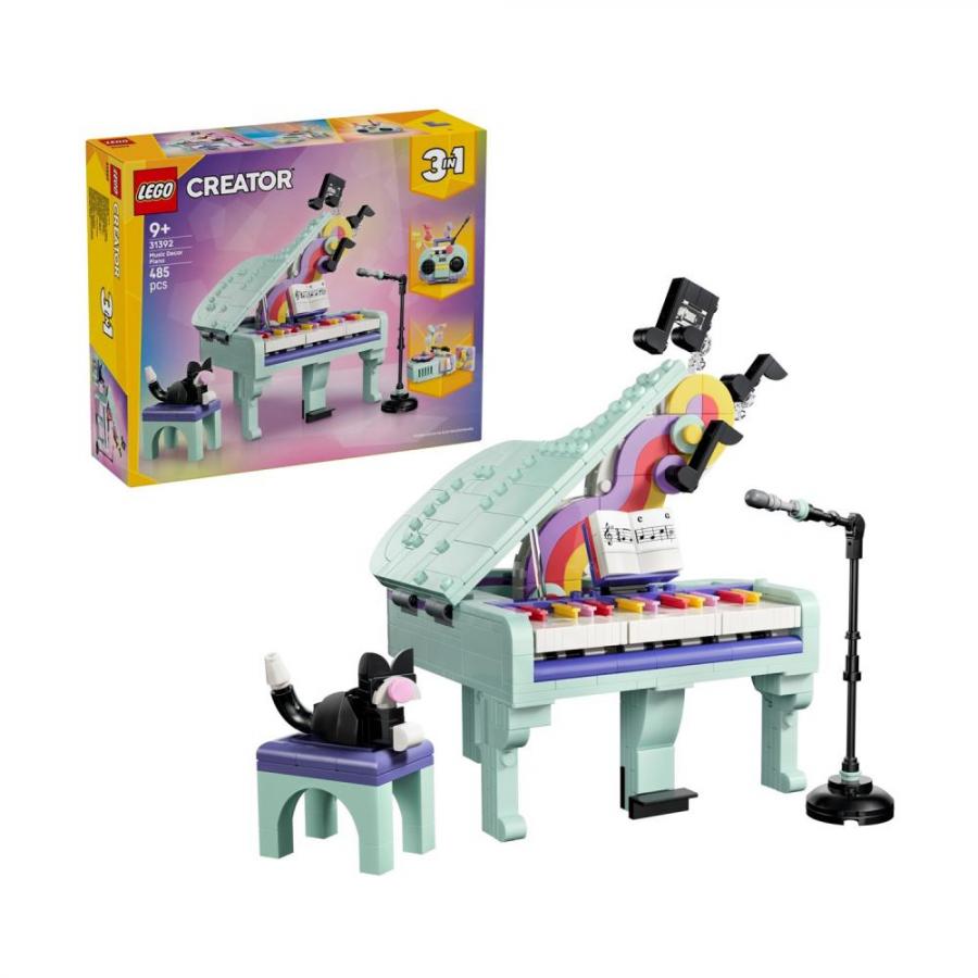 LEGO Creator: Music Decor Piano with Cat (31392)