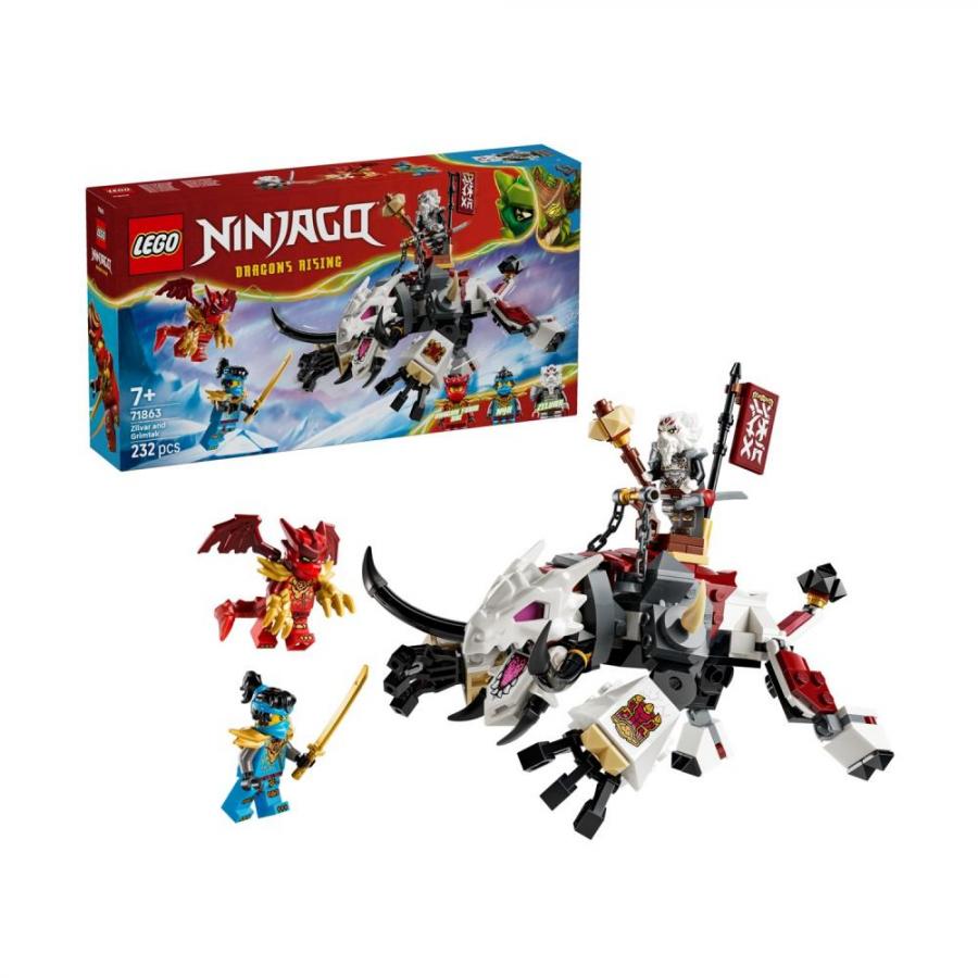 LEGO Ninjago Dragons Rising: Zilvar and Grimtak the Dragon Beast (71863)