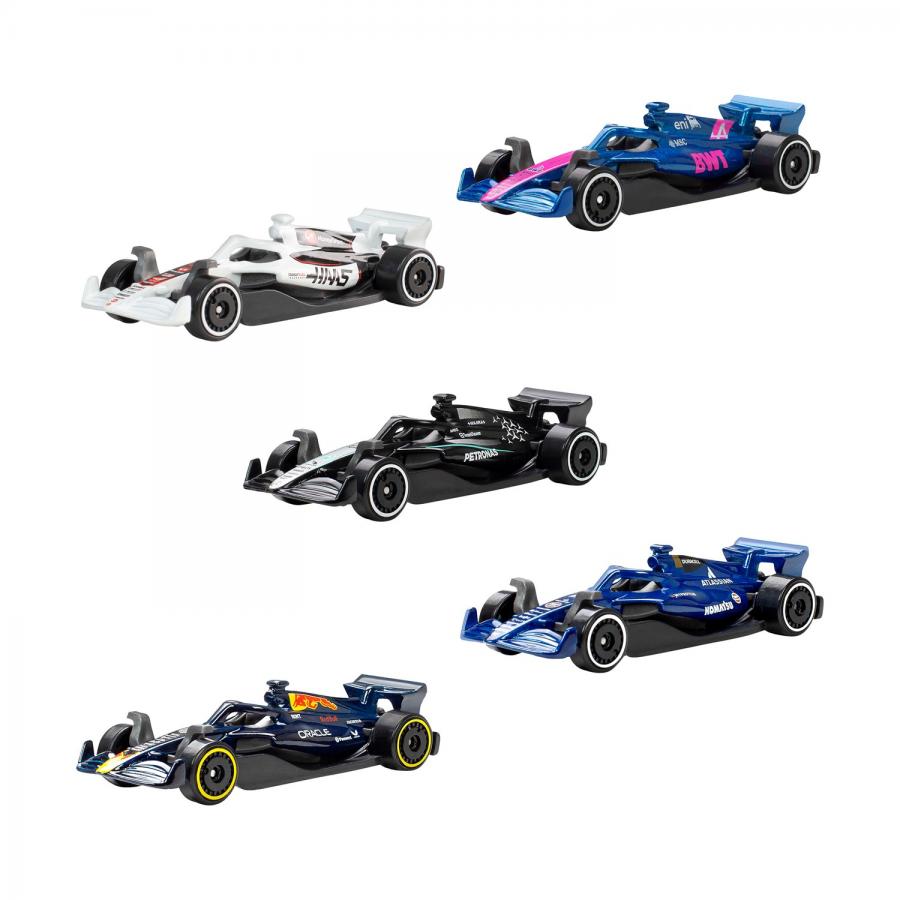 Mattel Hot Wheels: Racing Vehicles - F1 2026 Teams Set of 5 (JLN11)