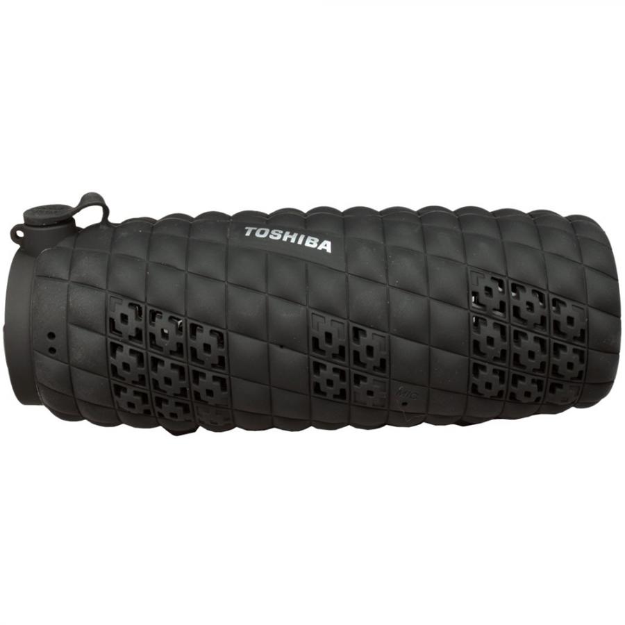 TOSHIBA AUDIO PORTABLE BLUETOOTH WATERPROOF SPEAKER BLACK