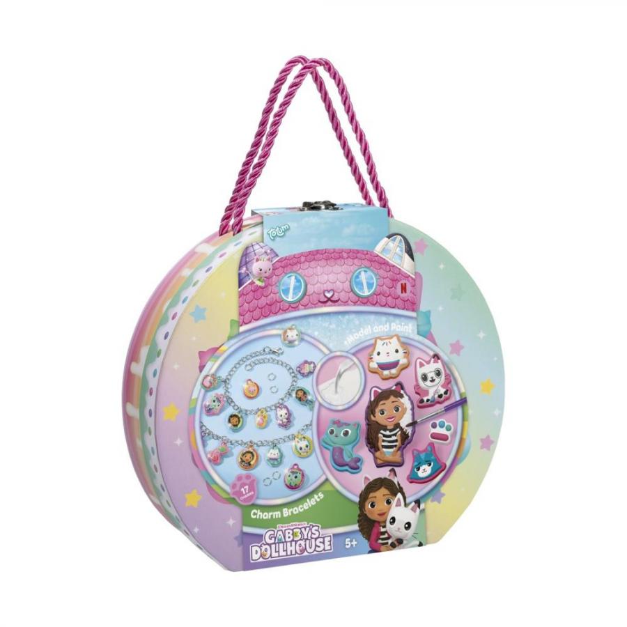 Totum: Gabby's Dollhouse - 2 In 1 Suitcase (Plaster & Bracelets) (TT421107)