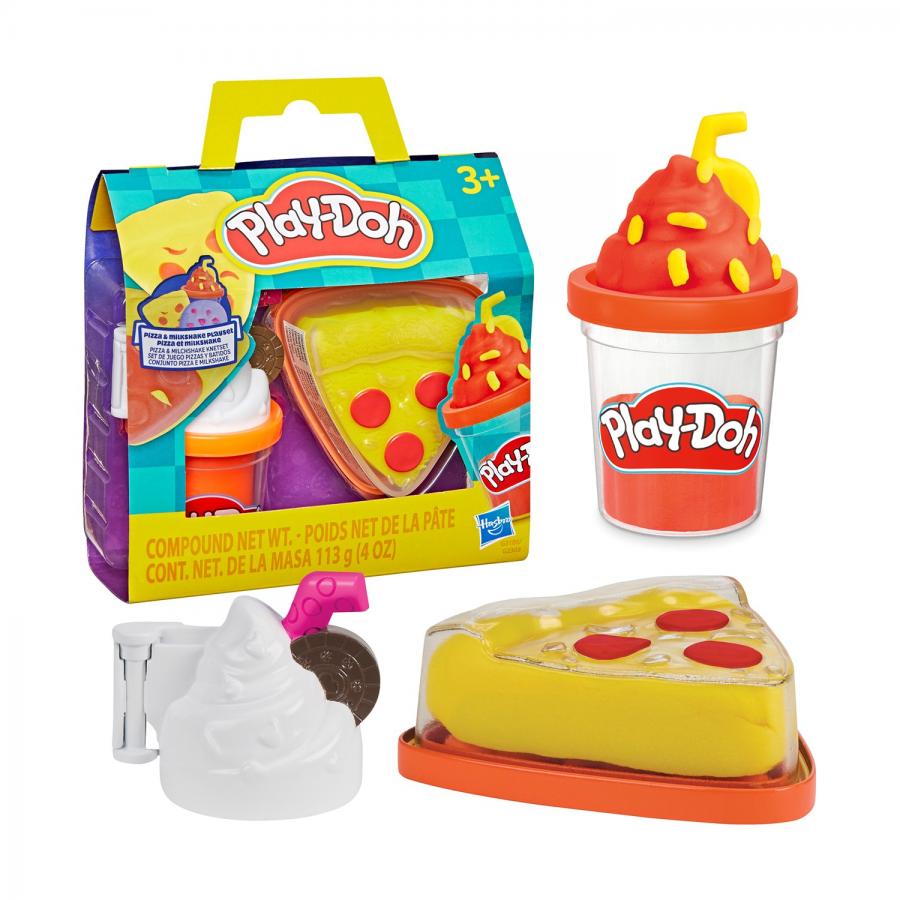Hasbro: Play-Doh Pizza and Milkshake Playset (G3185)